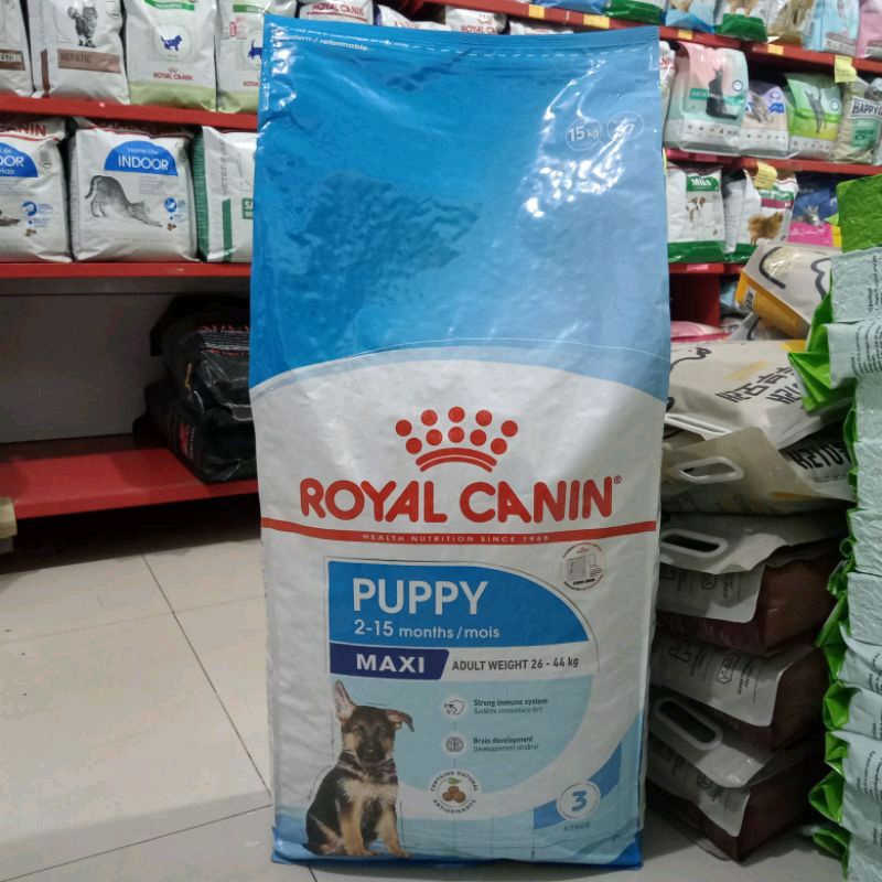 Royal Canin Puppy Maxi 15 kg- EKSPEDISI- Dry food Royal Canin untuk anjing anakan