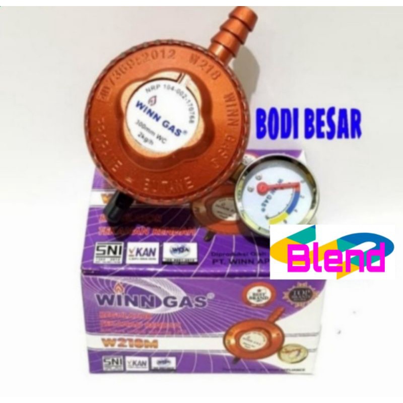 Winn Gas Regulator BODY BESAR meter-Tekanan Rendah/Kepala Gas Meteran