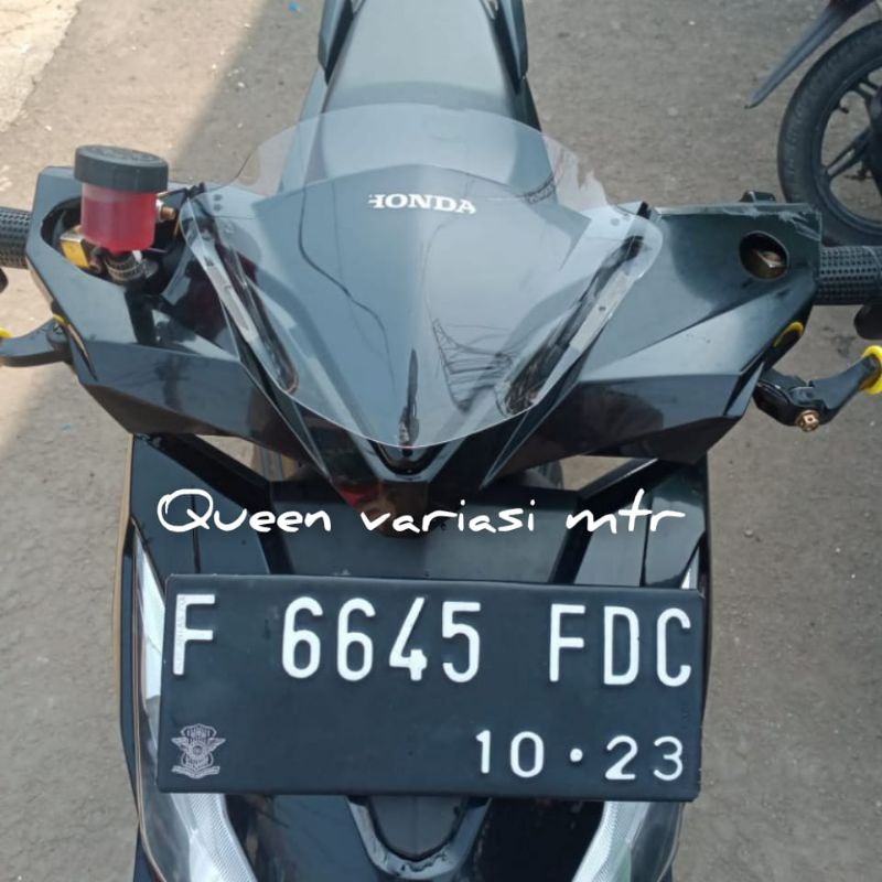 Visor Honda Beat Fi Visor Beat New 2020 Visor Beat Dulox Custom