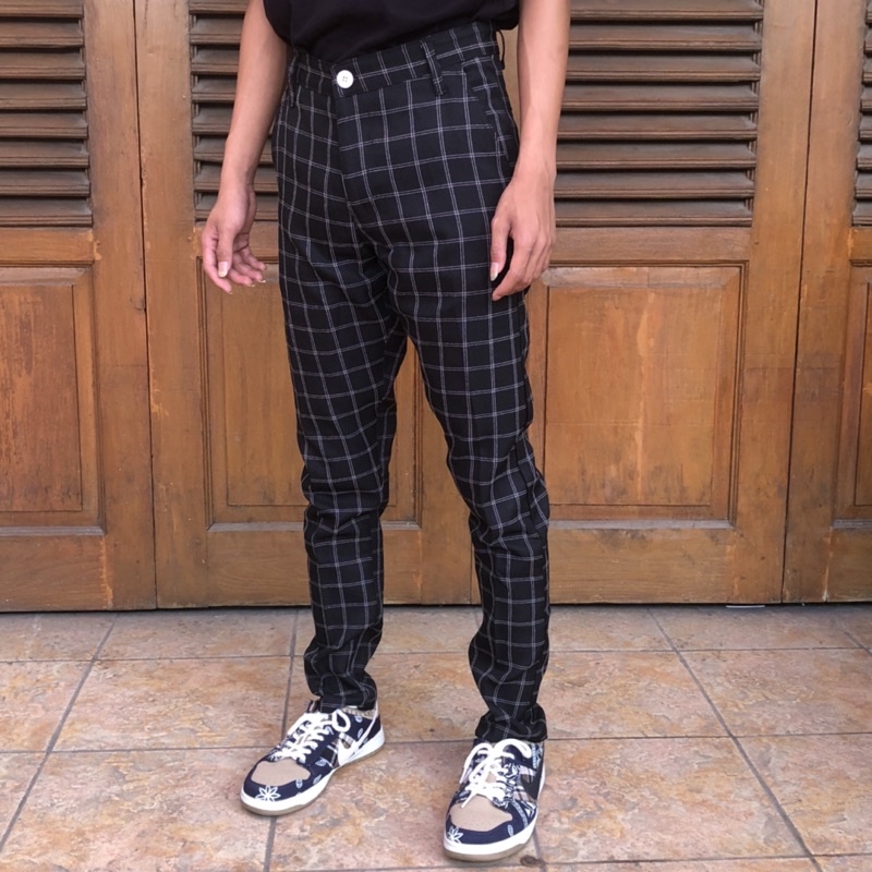 Celana Panjang Tartan Anak Tanggung & Dewasa merk Venomous