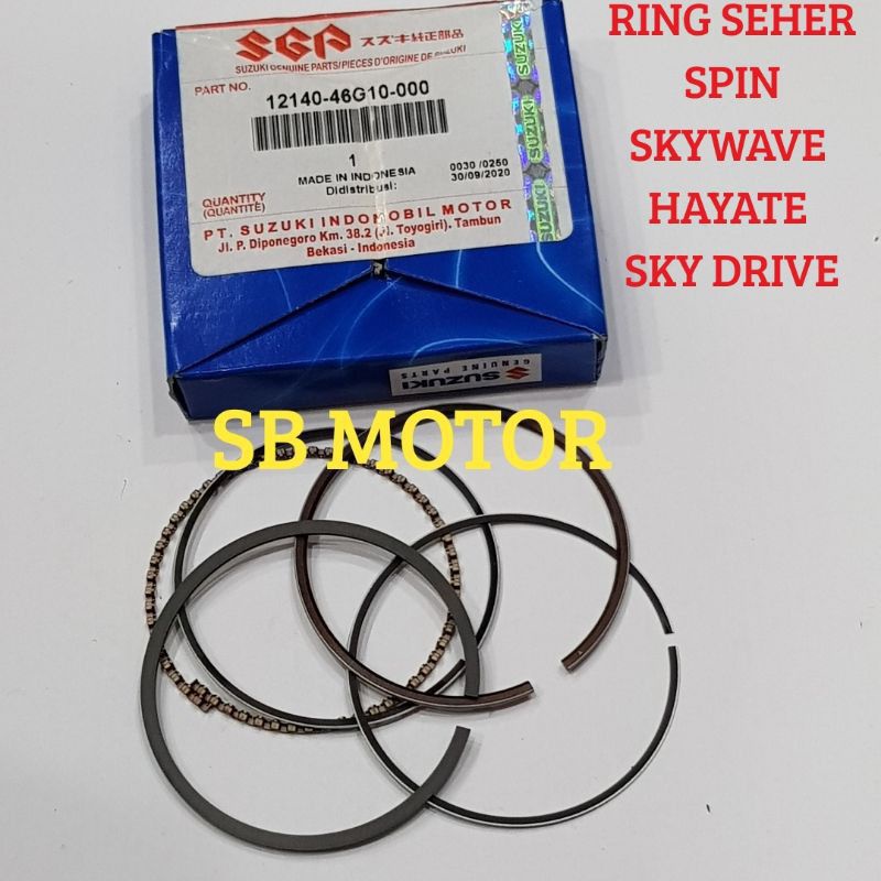 RING SEHER PISTON KIT SPIN SKYWAVE SKYDRIVE  HAYATE ASLI SGP