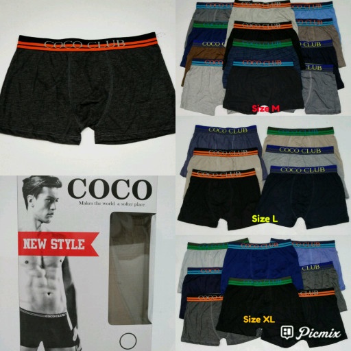 Sale Coco Club Cd Celana Dalam Boxer Pria Promo