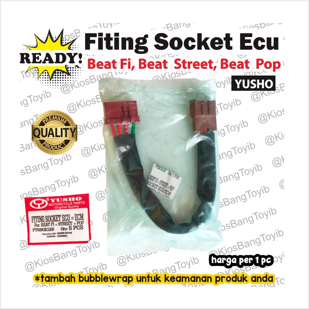 Soket Socket ECU ECCU ECM Beat FI Beat Pop Street Vario 110 (YUSHO)