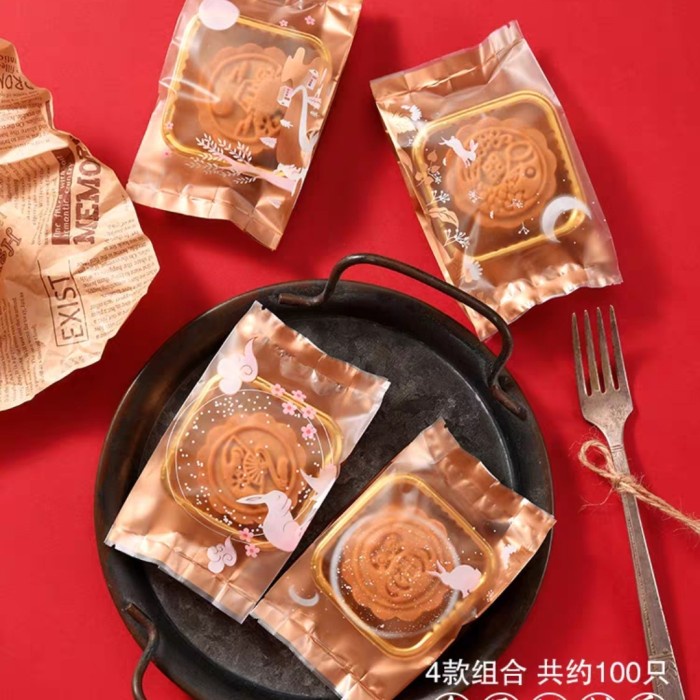 

75GR Plastik Mooncake Plastik Kue bulan sama tray mika mooncake - Plastik saja