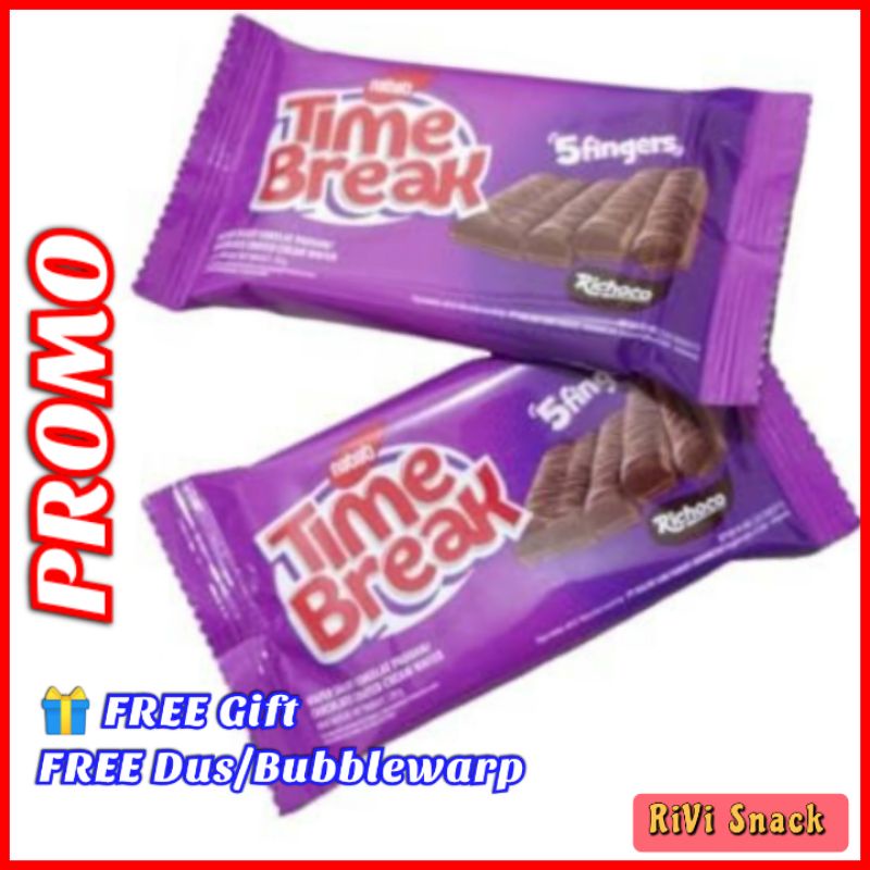 

[PROMO] NABATI TIME BREAK 5fingers 1000 WAFER SELIMUT COKLAT / SNACK ULANG TAHUN