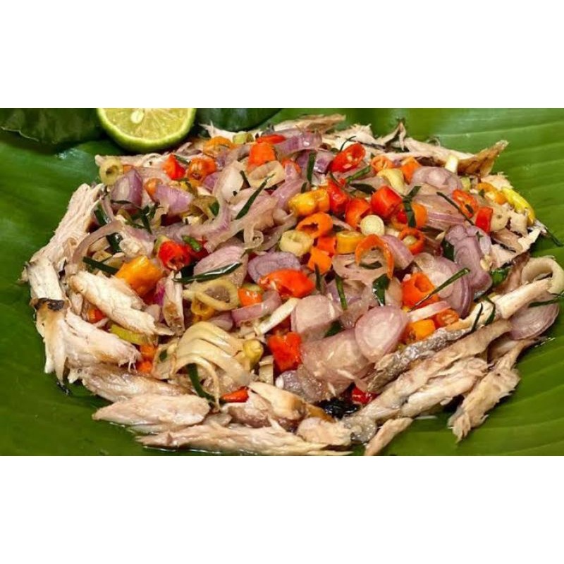 

Ikan tongkol/cakalang sambal matah