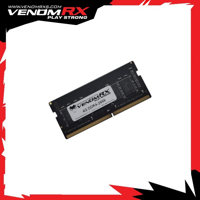 VenomRX Sodimm DDR4 4GB PC21333 / VenomRX 4GB DDR4 PC21333 2666mhz