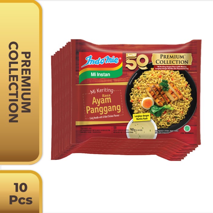 

TERBARU 10 Pcs - Indomie Mi Keriting Ayam Panggang