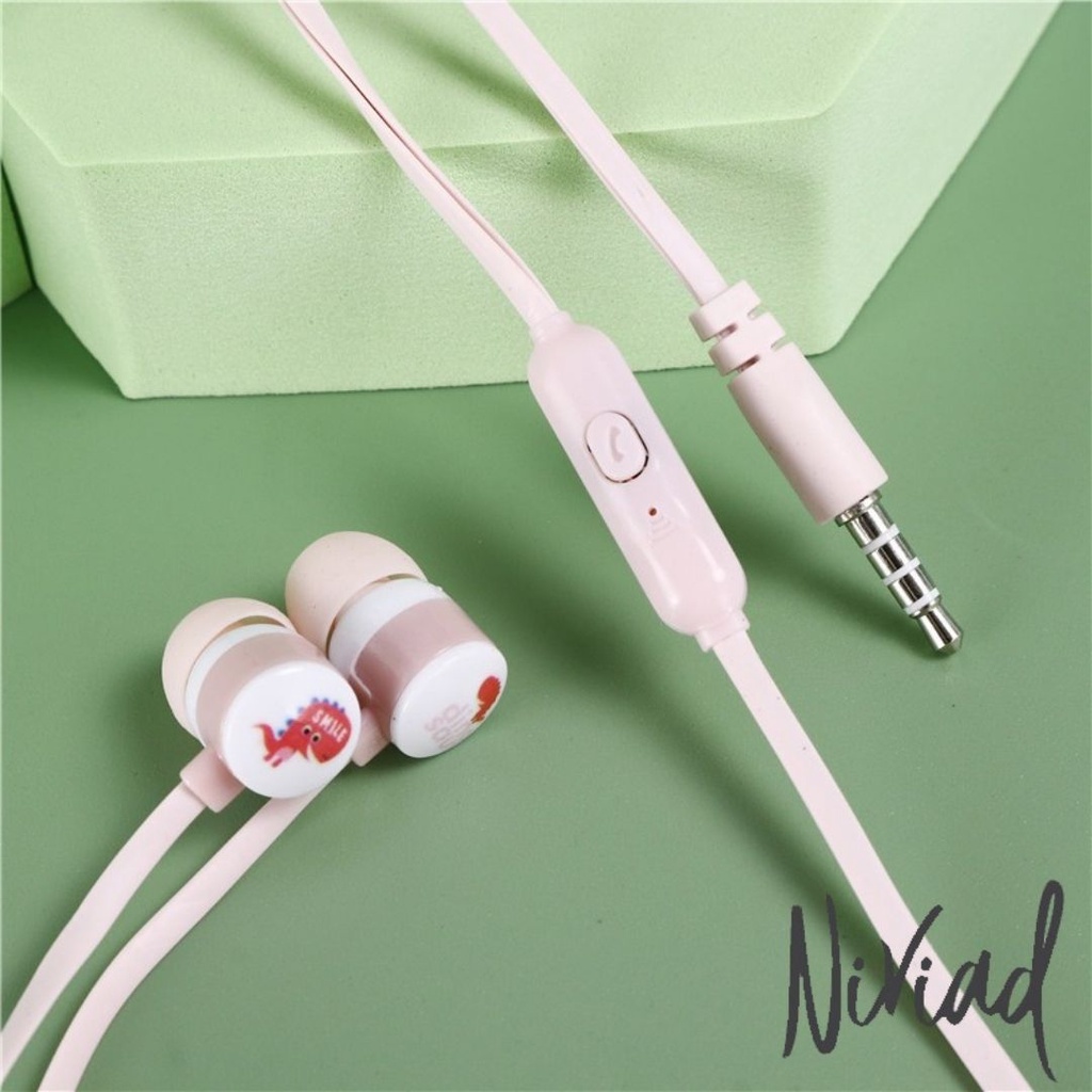 Stereo Earphone/Headset Karakter Dinosaurus