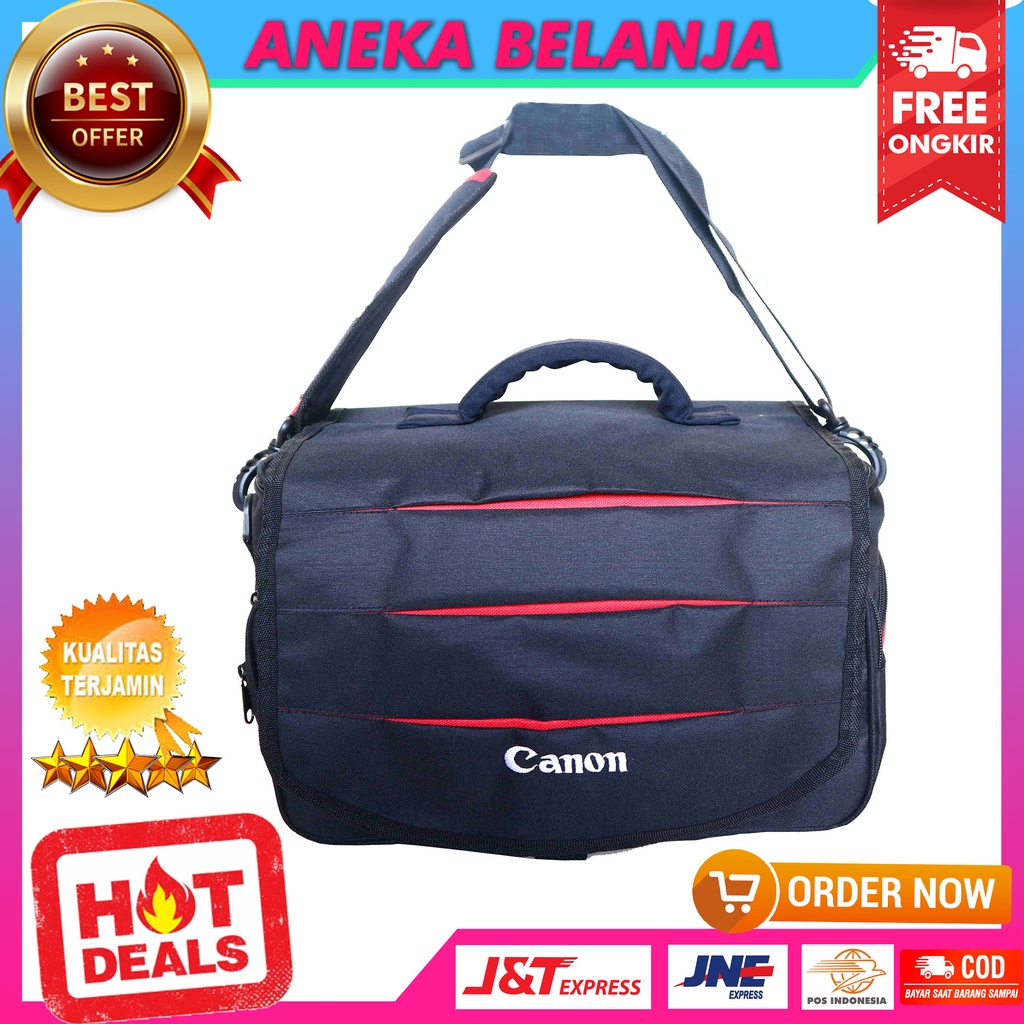 Tas Selempang Kamrea Minimalis Pria Wanita Canon Tempat Kamera dll Simple