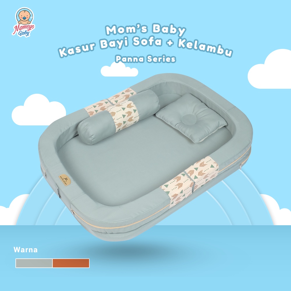 Kasur Bayi Sofa + Kelambu Panna Series - MBK4019 Moms Baby