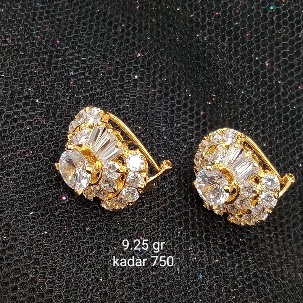 Anting emas 17K - 9.25 gr kadar 750 - 3839