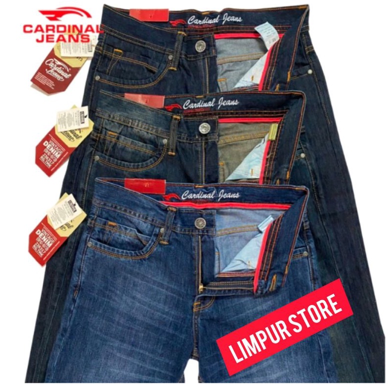 Celana Jeans Cardinal//Celana panjang pria regular//terlaris