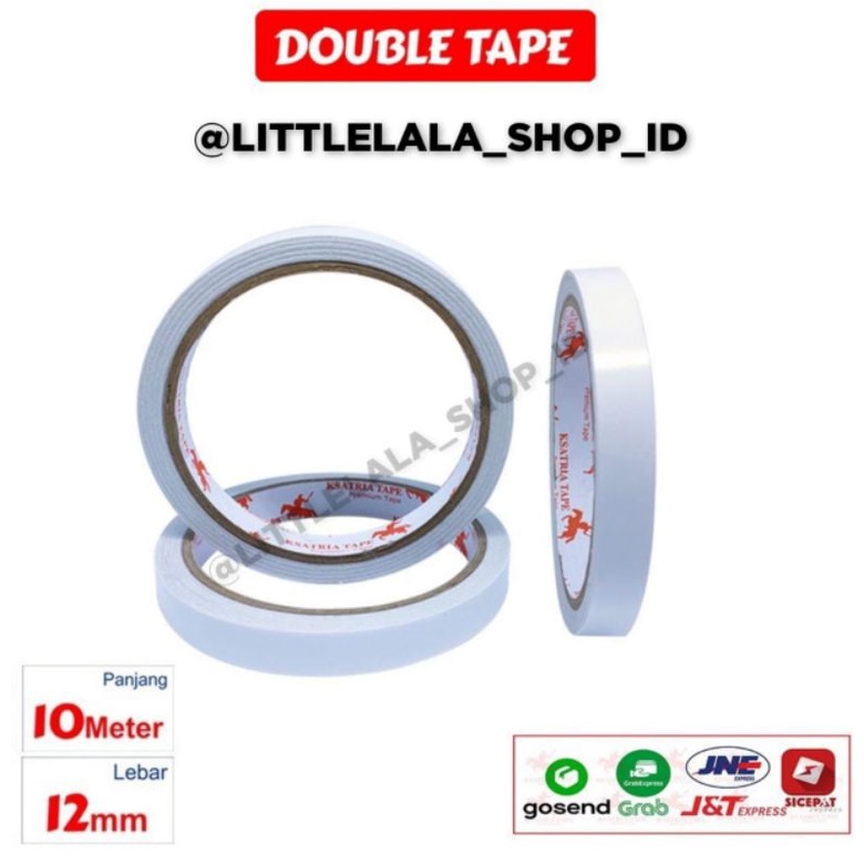 

DOUBLE TAPE/ isolasi lem 2 sisi /selotip/selotape doubletape 10meter 6mm/cod pekanbaru riau