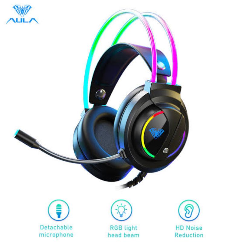 Headset Gaming aula S501 gaming headset RGB