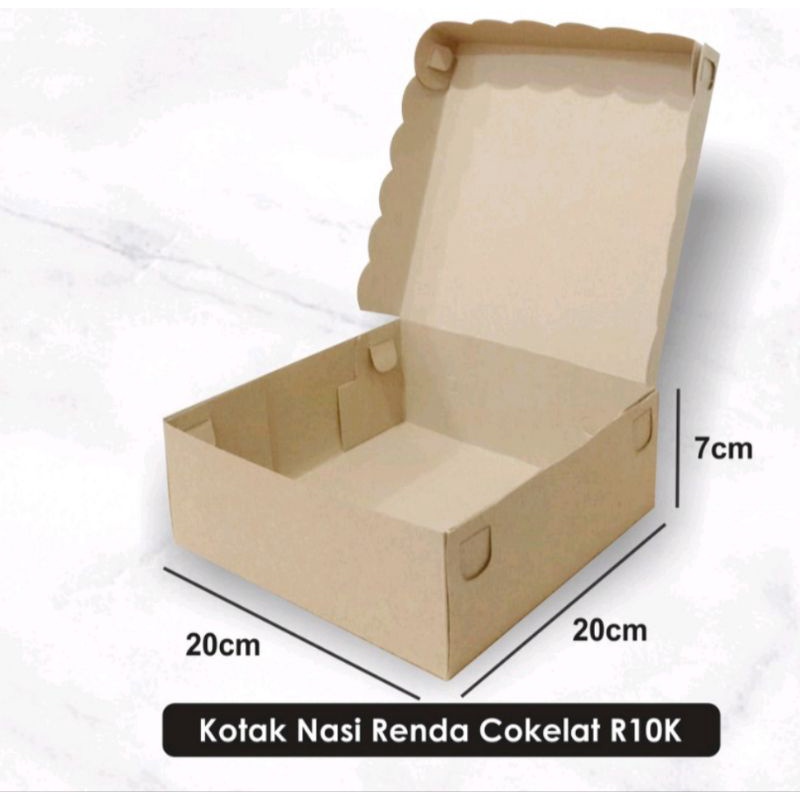 KOTAK NASI 20X20 BOX NASI