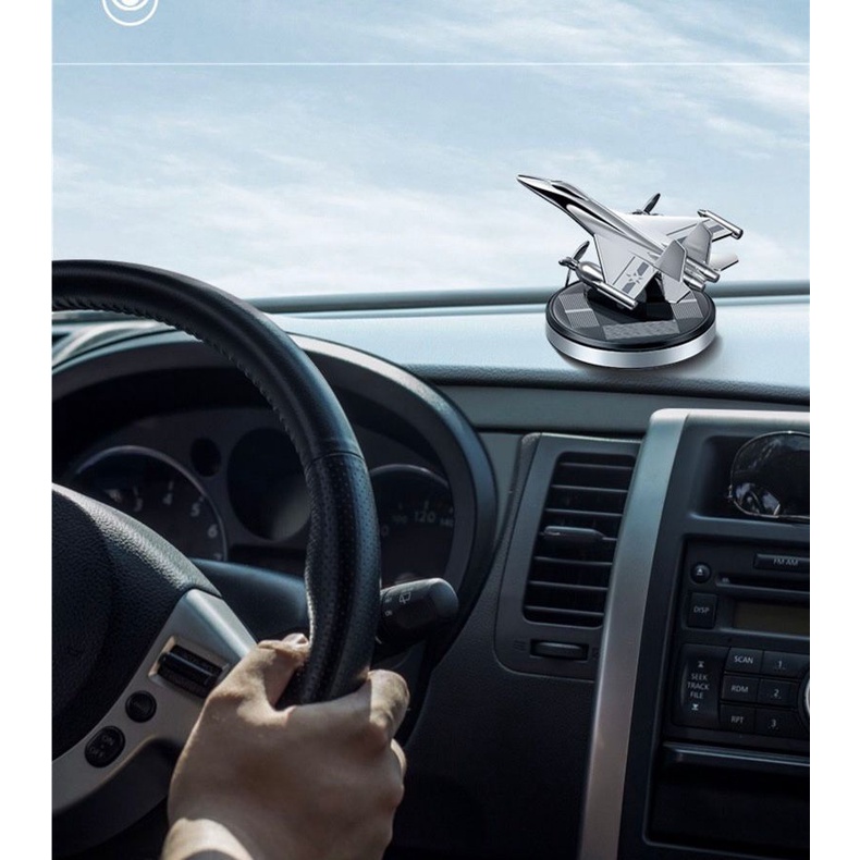 Pengharum Ruangan Dashboard Parfum Mobil dengan Model Pesawat tenaga Solar cell