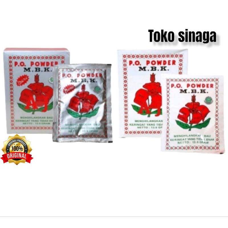 MBK POWDER Silver &amp; Putih 13,6 gram Per Sachet.