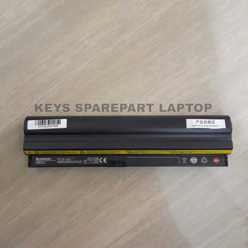 Baterai Battery Batre Laptop Ibm Lenovo Thinkpad Edge 11 X100 X100e X120e E10 E30 X120 42T4788 Series