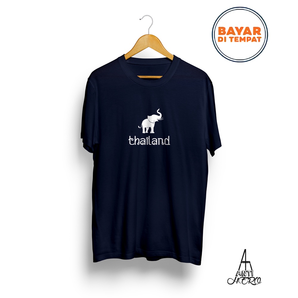Baju Kaos THAILAND THAI ELEPHANT GAJAH THAILAND T SHIRT DISTRO Antihero Cloth