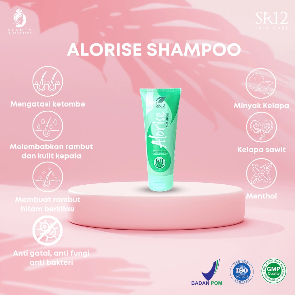 Alorise Shampoo SR12 Shampo Lidah Buaya Sampo Rambut Rontok Shampoo Rambut Rontok Shampoo Anti Rontok Shampo Anti Rontok Sampo Rambut Rontok dan Ketombe Hair Treatment Sampo Untuk Rambut Rontok