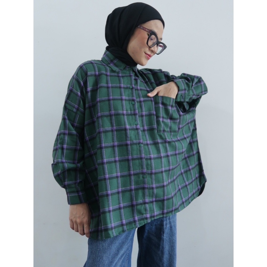 Myrubylicious YULITA FLANEL SHIRT KODE NN2218