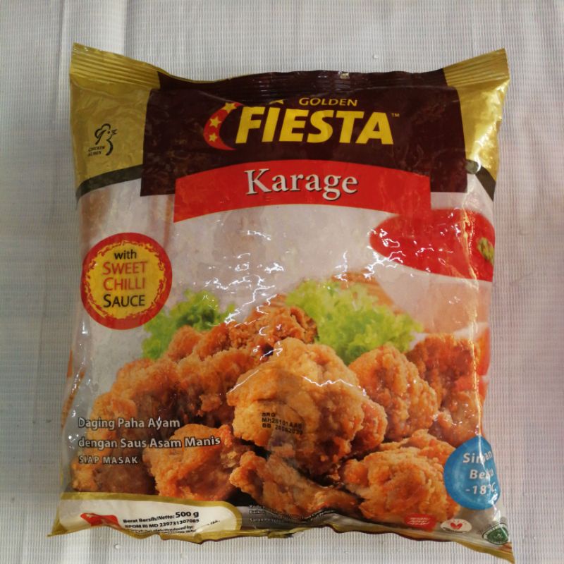 

Golden fiesta Karage 500g Nuget ayam