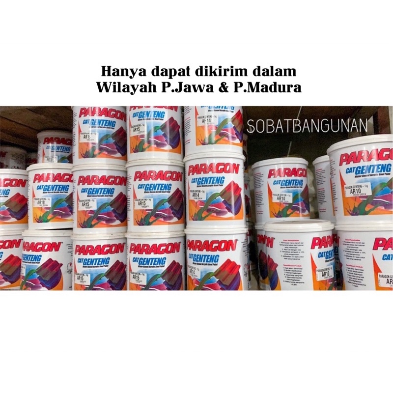 Cat Genteng 1 Kg PARAGON Xtra Bubble Wrap