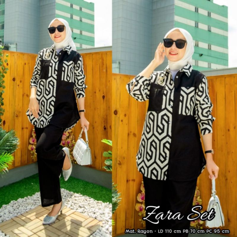 setalan wanita terbaru set zara stelan wanita set zara import premium