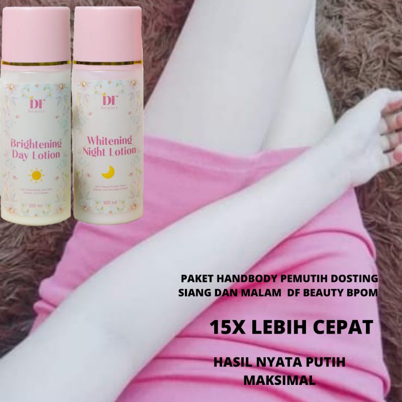 Handbody Pemutih Siang Dan Malam DF BEAUTY Bpom / Hb Pemutih Bpom / Hb Dosting Pemutih DF Beauty Bpo