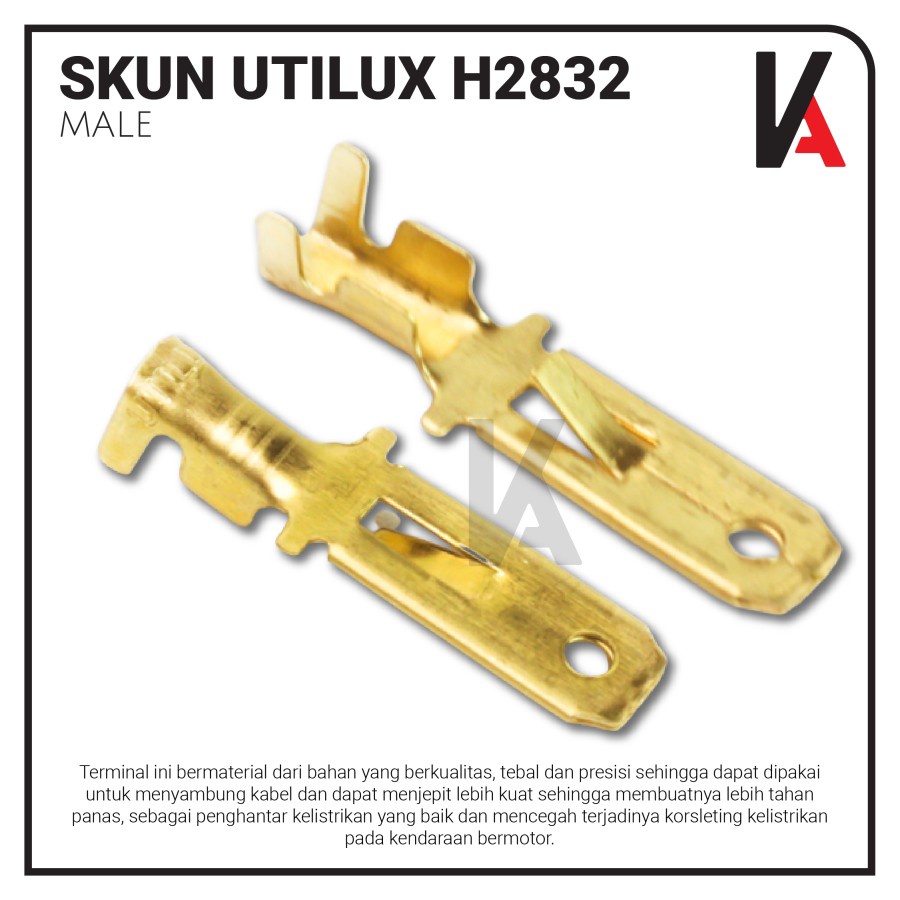 TERMINAL / SKUN MALE / SKUN COWO UTILUX H2832 BERKUALITAS