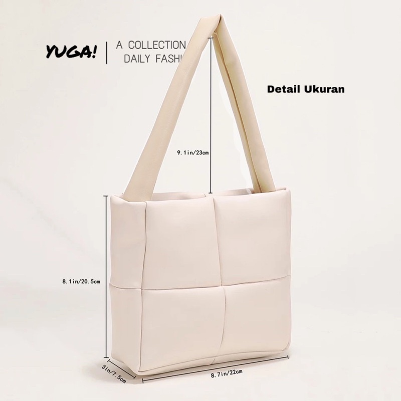 Yuriha Bag - Puffy Bag / Tas Bahu Wanita / Tas Selempang Wanita