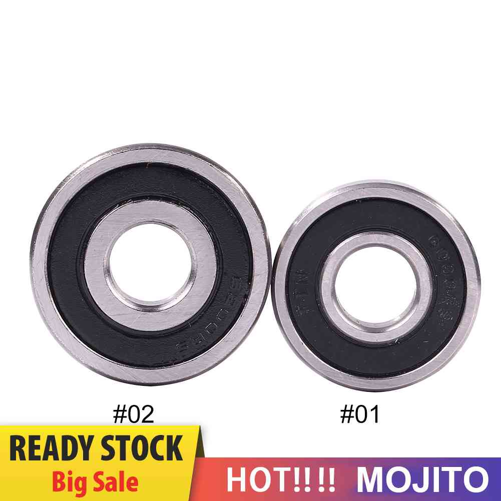 2pcs Bearing Depan / Belakang Solid 6000 / 6200 Untuk Sepeda MTB