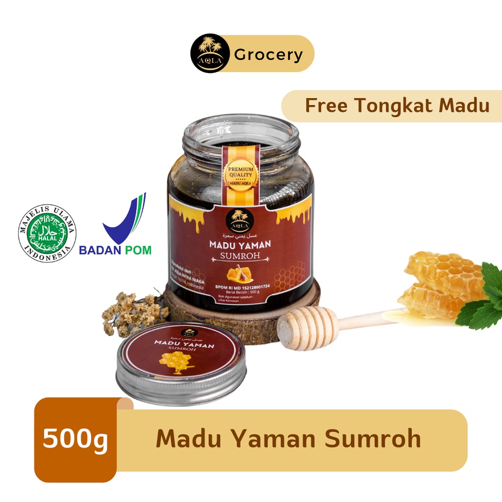 

MADU YAMAN SUMROH GRADE A ASLI 100%MADU SUMROH MADU SUMRAH - 500gr