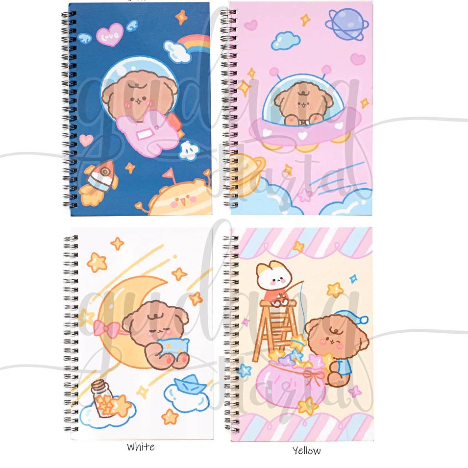 

ㅞ Notebook A5 Spiral Bear Astronot Buku Tulis Catatan Beruang GH 308139 え