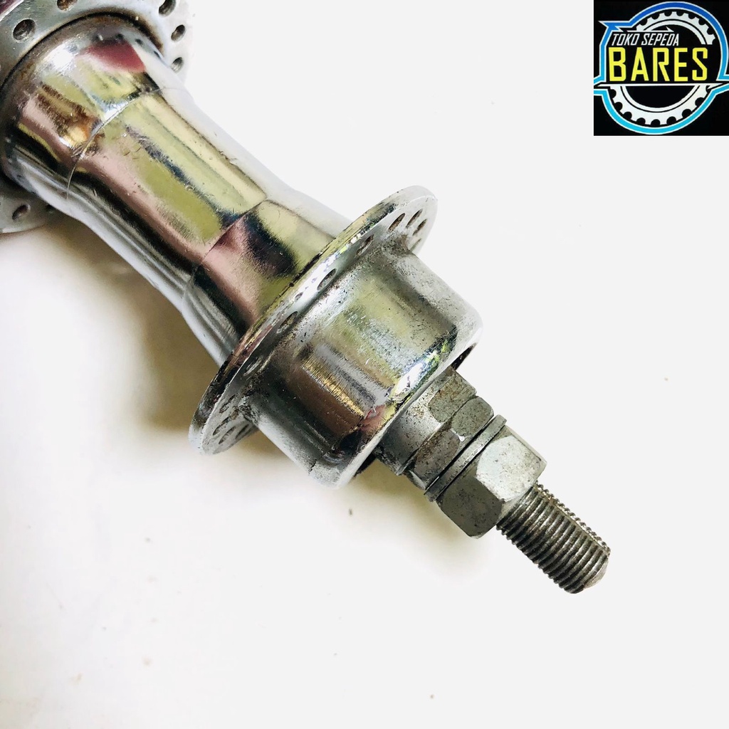 Hub Depan / Belakang Sepeda Garnet Lubang 36 / Bos Pelor Drat Ulir