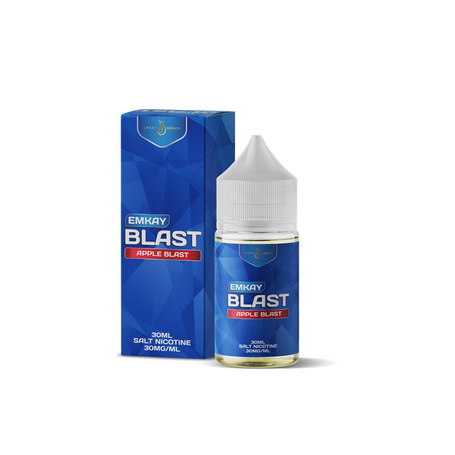 LIQUID EMKAY BLAST APPLE SALT NIC - LIQUID APPLE BLAST EMKAY - 30ML