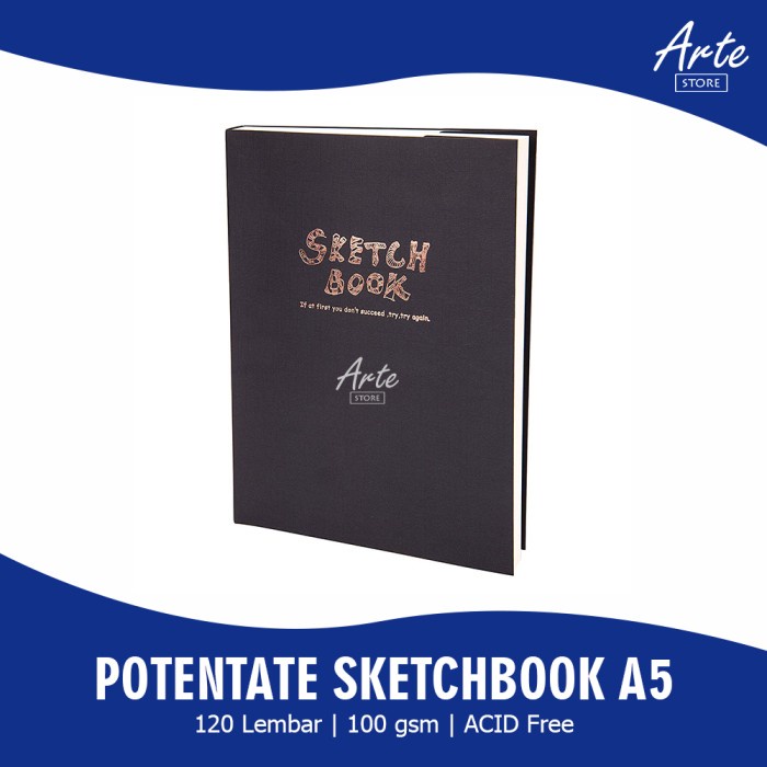 

Promo Bulan Ini Buku Sketsa - Potentate Sketchbook A5 Soft Cover Promo