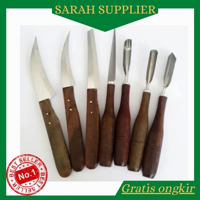 

Pisau Ukir Buah Dan Sayur / Pisau Garnish / Pisau 1 Set Isi 7 021
