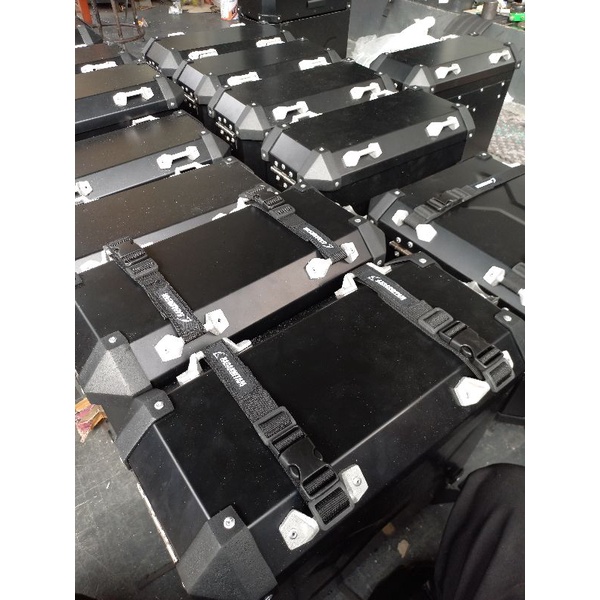 Tali Straps Side Pannier Badak Hitam Adventure - @ndesmotoshop