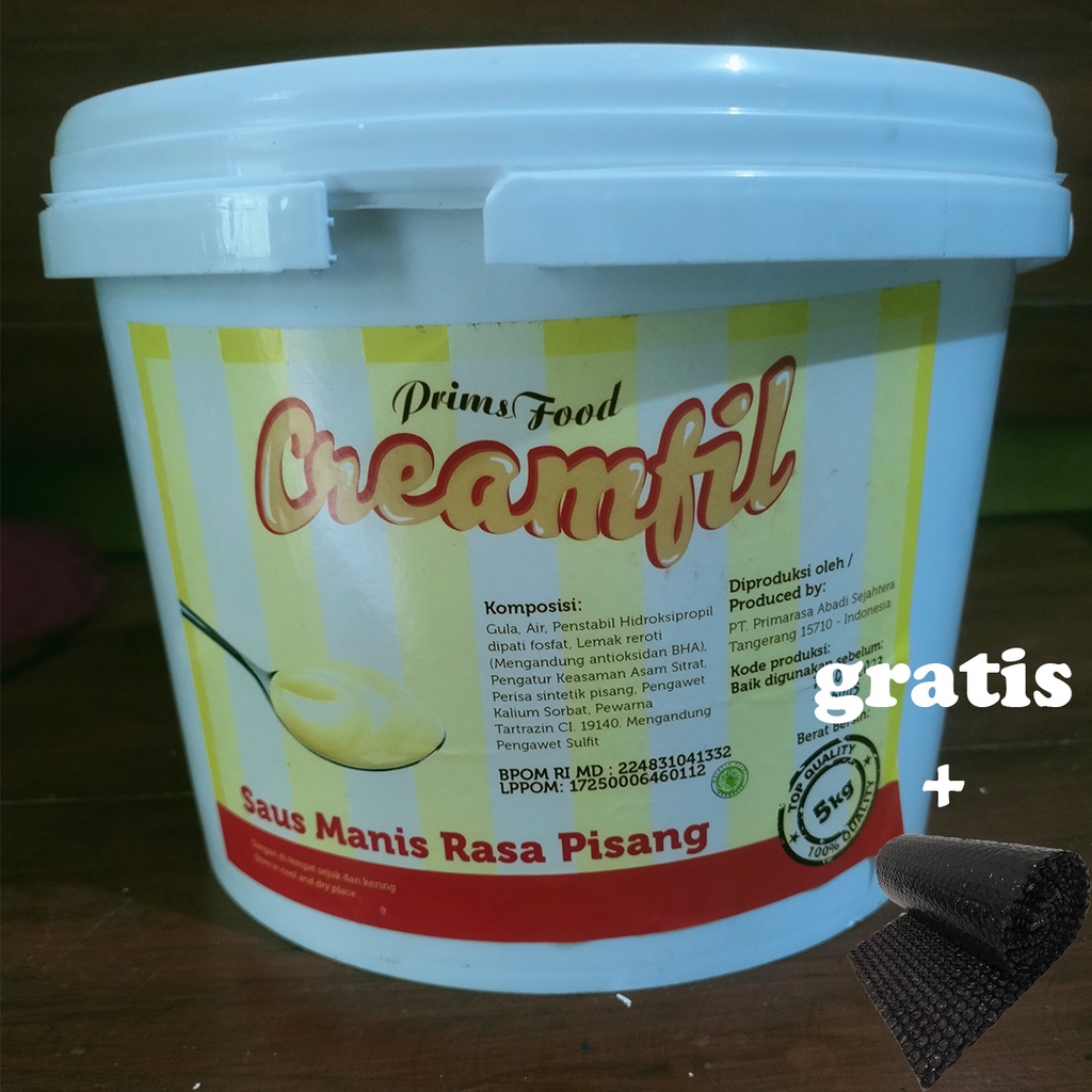 Selai creamfil pisang 5kg