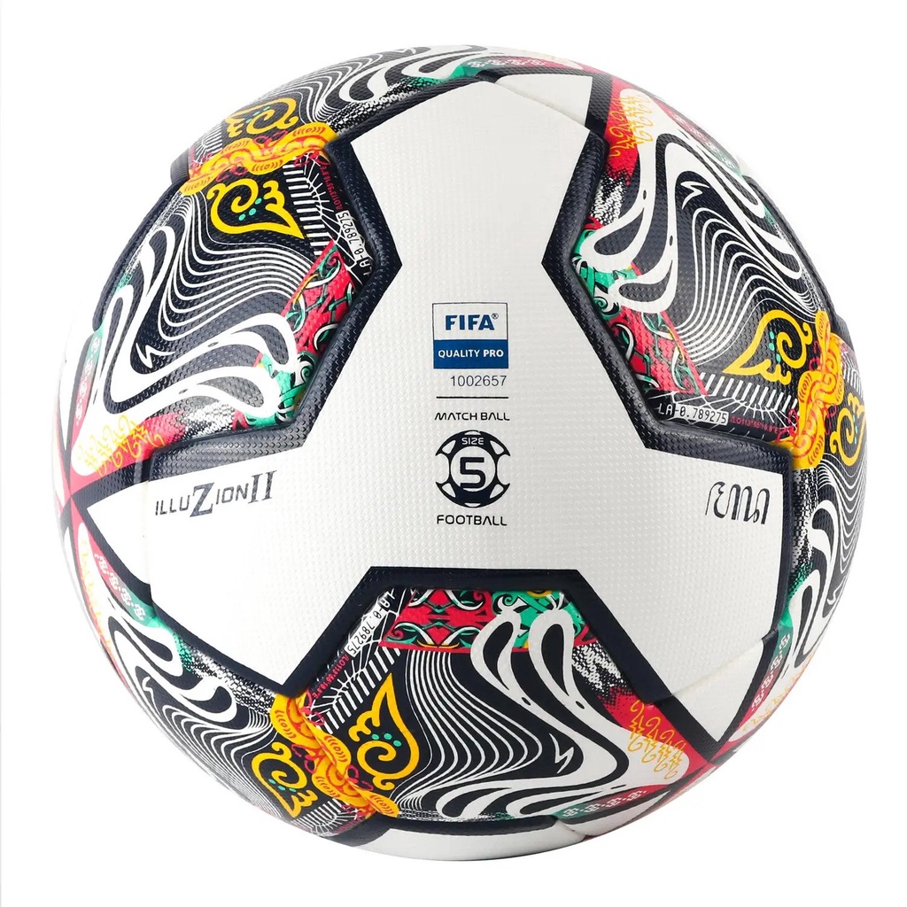 GRATIS ONGKIR !!! BOLA SEPAK RESMI ORIGINAL ILLUZION 2 MADA FOOTBALL MATCH BALL FIFA APPROVED WHITE LOTUS RED