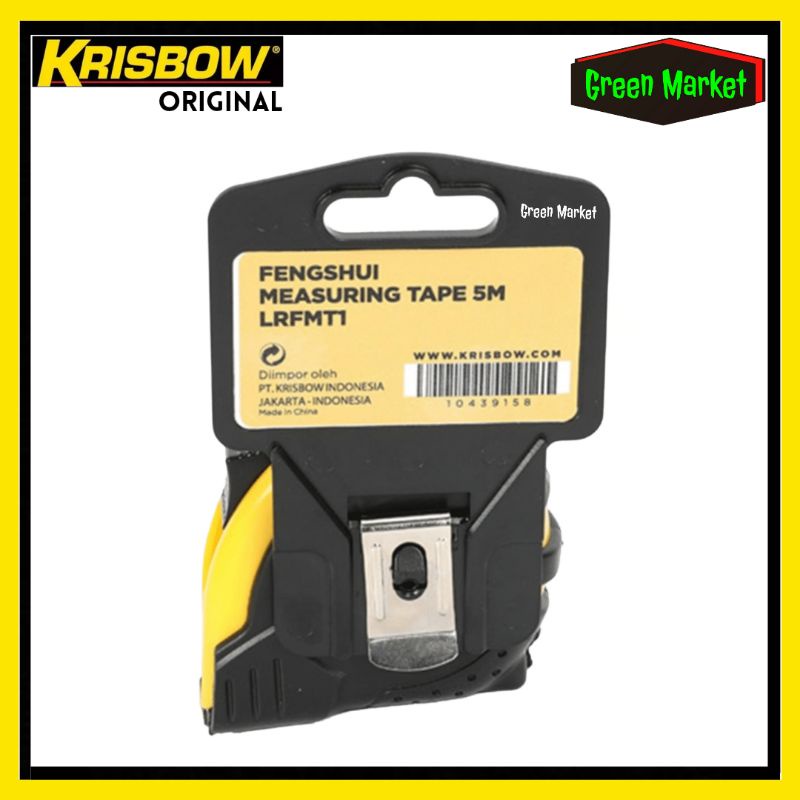 Krisbow Meteran Fengshui 5 Meter || Meteran Krisbow Fengshui 5 Meter