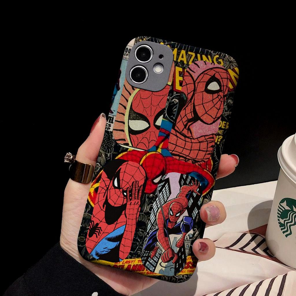Softcase Casing Motif Spiderman BB24 for Samsung J2 J3 J4 J4+ J5 J6 J6+ J7 Note 10 10+ 20 Ultra Lite S10 S20 S21 S22 FE 5G Prime Pro