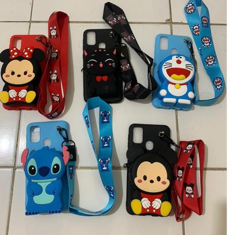 SKY.18Oc22ᴺ ‣ Softcase dompet + tali Xiaomi redmi 8 redmi 9 9C 8A 9A Note 8 8A pro Note 9 Note 9 pro