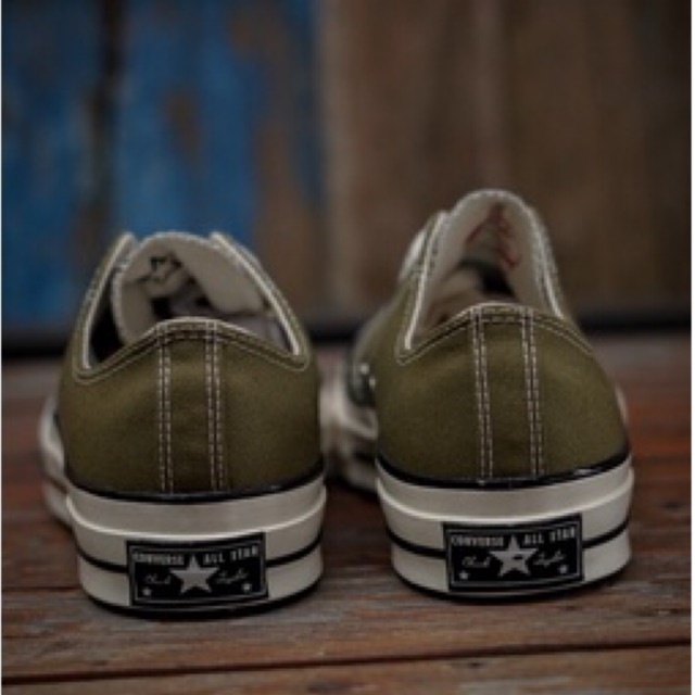 CONVERSE CT 70s OX BLACK // DARK MOSS // GREY [ RESMI PT MAP ]