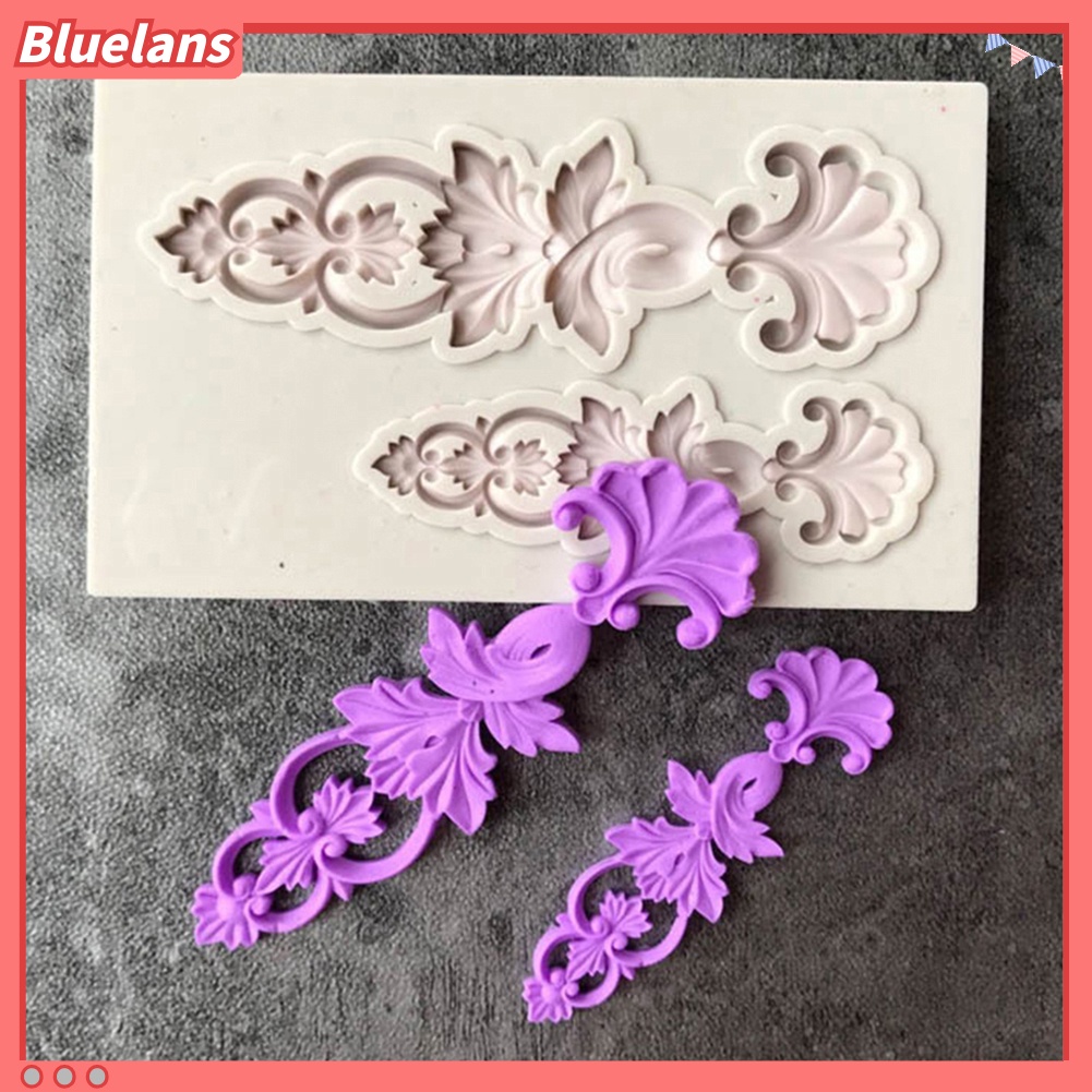 Bluelans Cetakan Kue / Coklat / Fondant Bentuk Bunga Bahan Silikon