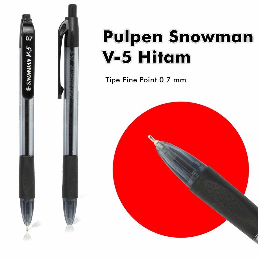 

Bolpen Snowman V5 I Pulpen Snowman V5 I COD Semarang