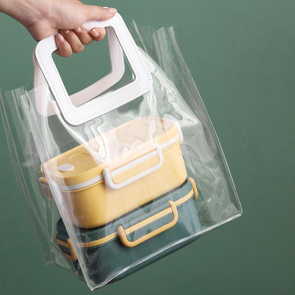 Top Lunch Box Portable Untuk Pelajar Pekerja Kantor Wadah Makanan Dua Lapis