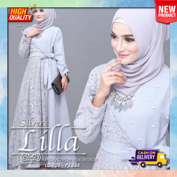 Games Pesta Kondangan Baju Muslim Model Terbaru Dewasa Gsmis Cewek Casual Wanita Dress Gamis Lebaran